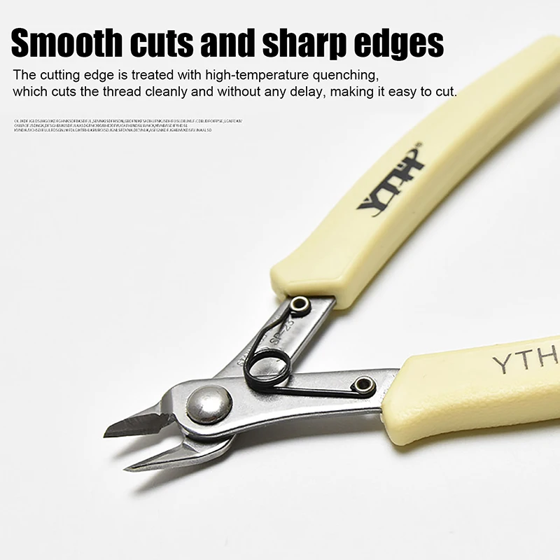 Cutting Pliers Diagonal Pliers Nipper Side Snip Cable Wire Cutter Clamp YTH-23 Mini Electronic Hand Tool Cutters