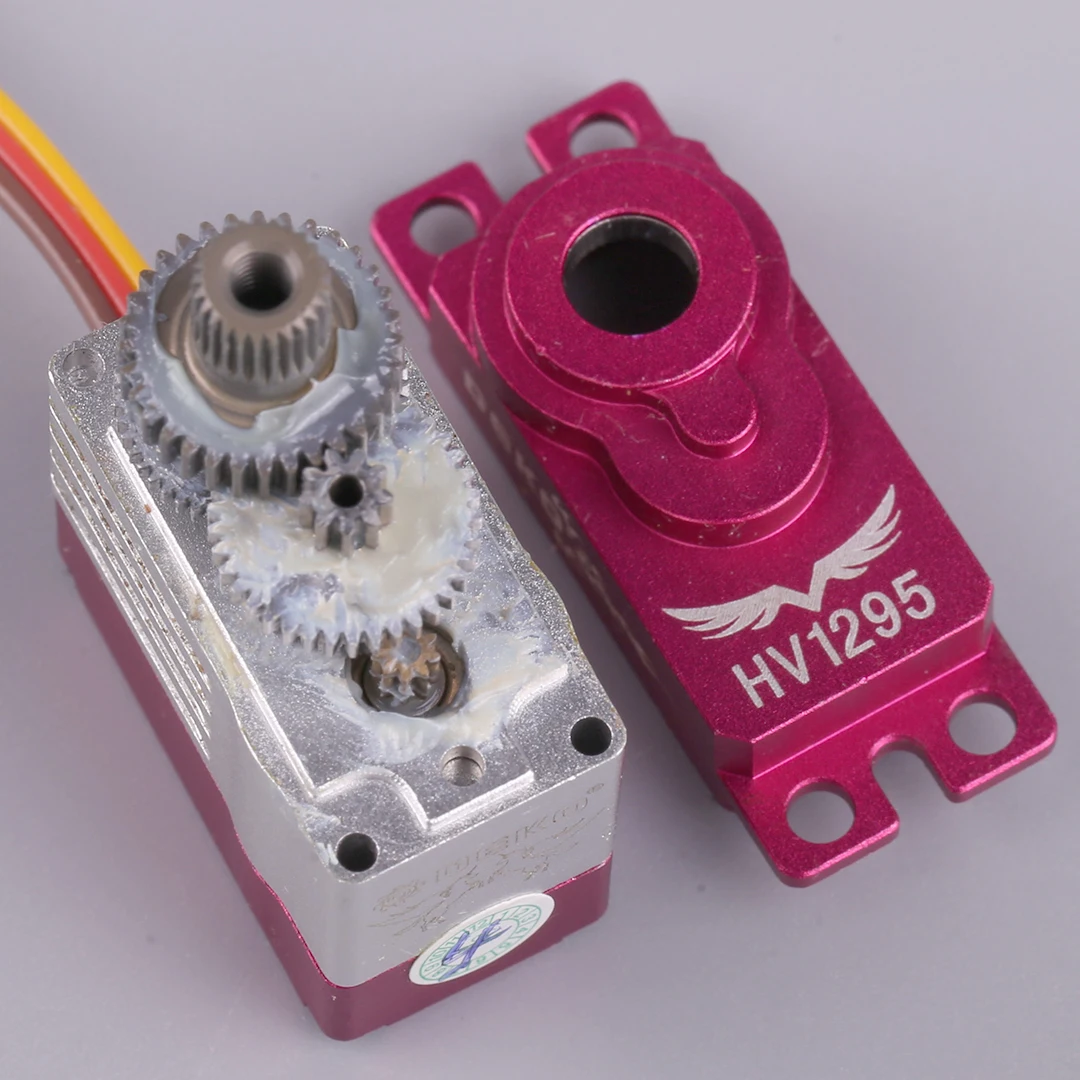 DEKO HV1295 Servo Applicazione digitale per sterzo in metallo a doppio cuscinetto ad alto coppia per Fuli 380 ALIGN 470 30e