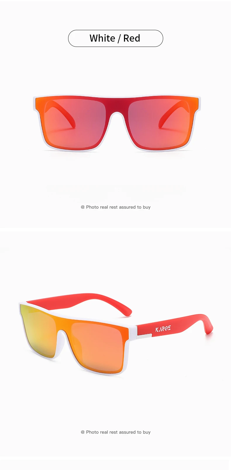 Karos Polarisierte Sonnenbrille, Unisex, UV400, Outdoor-Sportbrille zum Angeln, Radfahren, Wandern, Laufen, Reisen, Fahren, Brillen YZ2038 – Detail 18