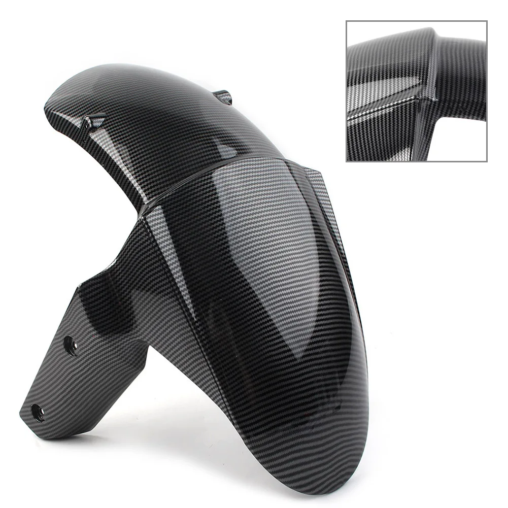 Motorbike Front Fender Mud Splash Guard For KAWASAKI NINJA ZX10R ZX6R / Z800 Z1000 Z1000SX Carbon Fiber ABS Mudguard