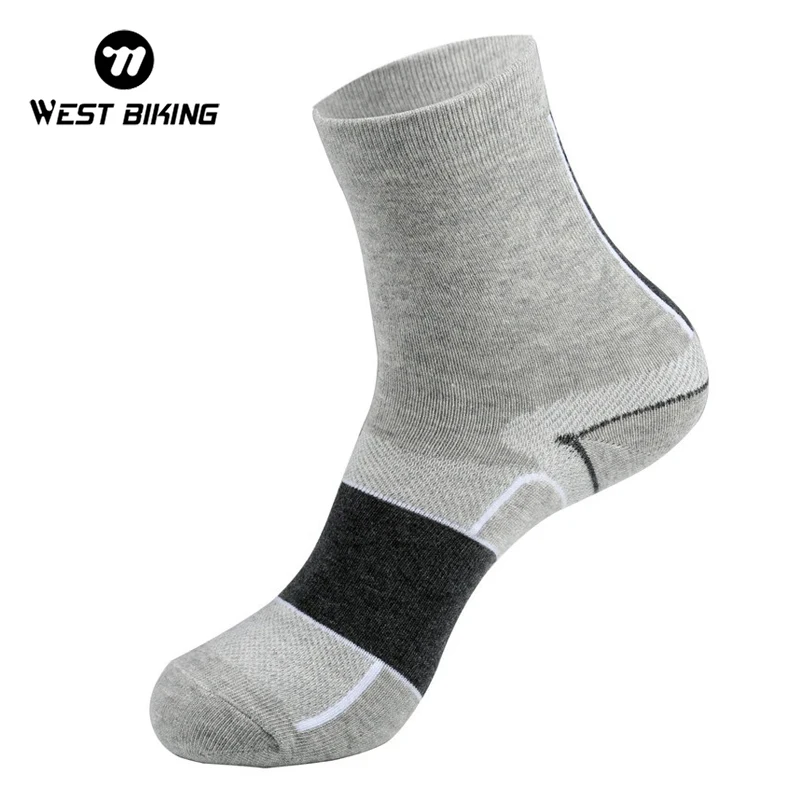 WEST BIKING Bike Running Sport Socks Men's Socks For Cycling Sports Breathable Quick-Dry Class Adult Anti-resistant Socks