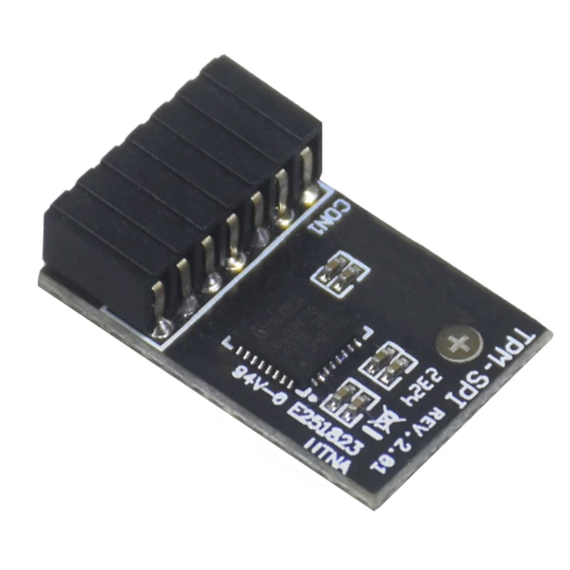 TPM Circuit Board TPM Security Module for TPM SPI V Mainboards Vertical Reliable Hardware Base Security Enhancement