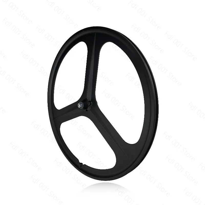 700C Magnesium Alloy 3 Spoke Fixed Gear Wheelset V Brake Single Speed Road Bike Front Rear Wheel