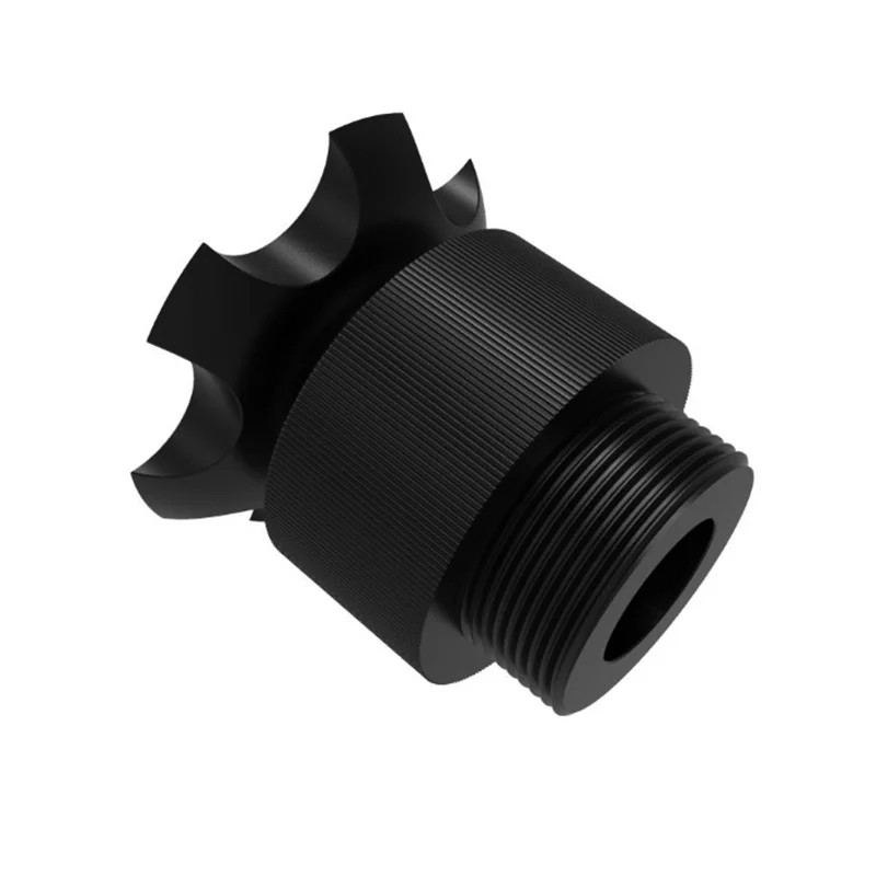 

Custom Five Axis CNC Machined Star Knob Nut Anodized with Knurling Car Application Surface Treatment CNC Machine Part