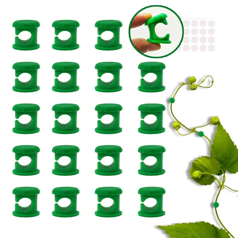 

Plant Climbing Wall Self-Adhesive Fixed Buckle Hook Fastener Tied Fixture Vine Buckle Hook Garden Plant Wall Climbing Vine Clips
