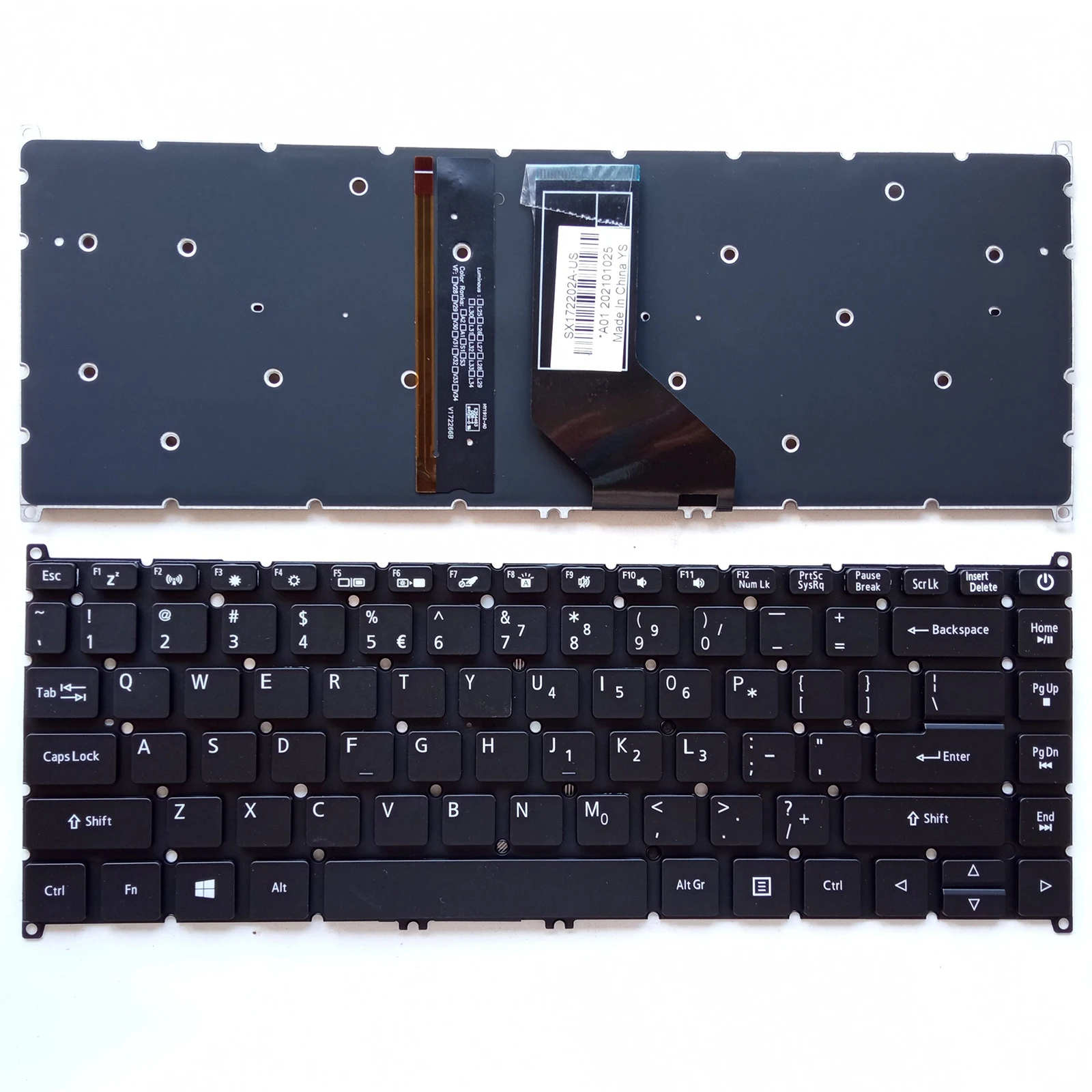 

US Backlit Keyboard for Acer Aspire A314-31 A314-32 A514-51 A314-21 A314-41 A314-33