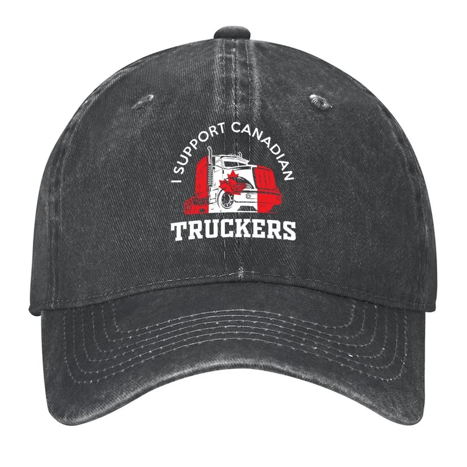 

I support Canadian Truckers Baseball Cap Hat men hiking hat New In Hat Hats For Men Women's