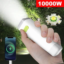 Mini lampe torche Portable 2 en 1 Rechargeable par USB, imperméable, Ultra lumineuse, idéale pour le Camping en plein air