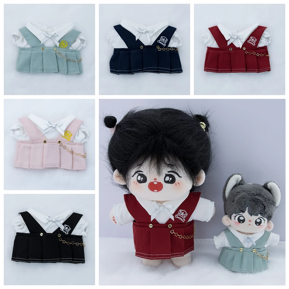 

Doll Clothes for 10cm/20cm Dolls Plush Doll's Clothing Dress Stuffed Toy Dolls Outfit for Idol Dolls Kids Toys Gifts Accessories