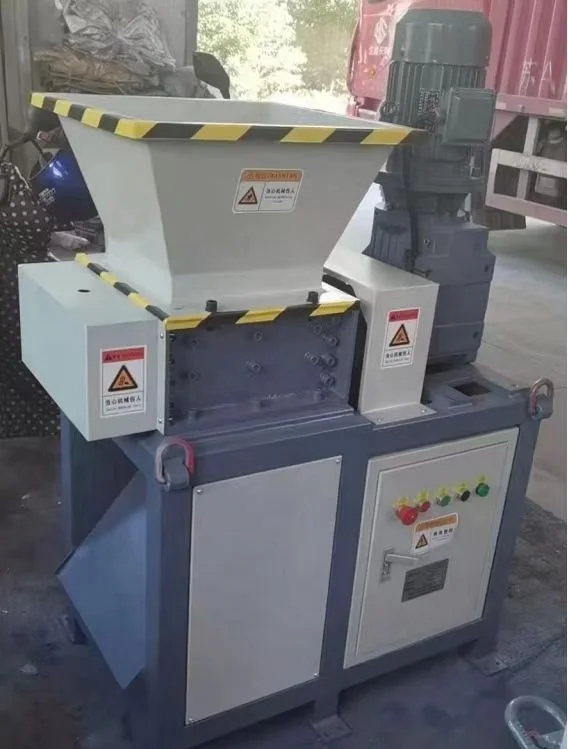 Mini Waste Tire Shredding Jumbo Bag Plastic Shredder Machine  Automatic Recyclage Bouteille Wood Metal Scrap Shredder Machine