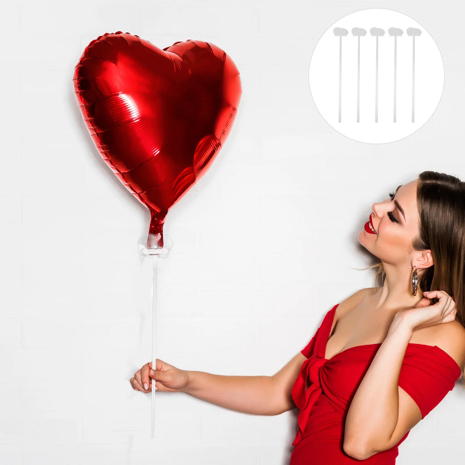 

50Pcs Reliable Balloon Tying Tool Devices for Indoor Events Decor Plastic Balloon Clip Balloons Knot Tool Plastic Sealing Clips