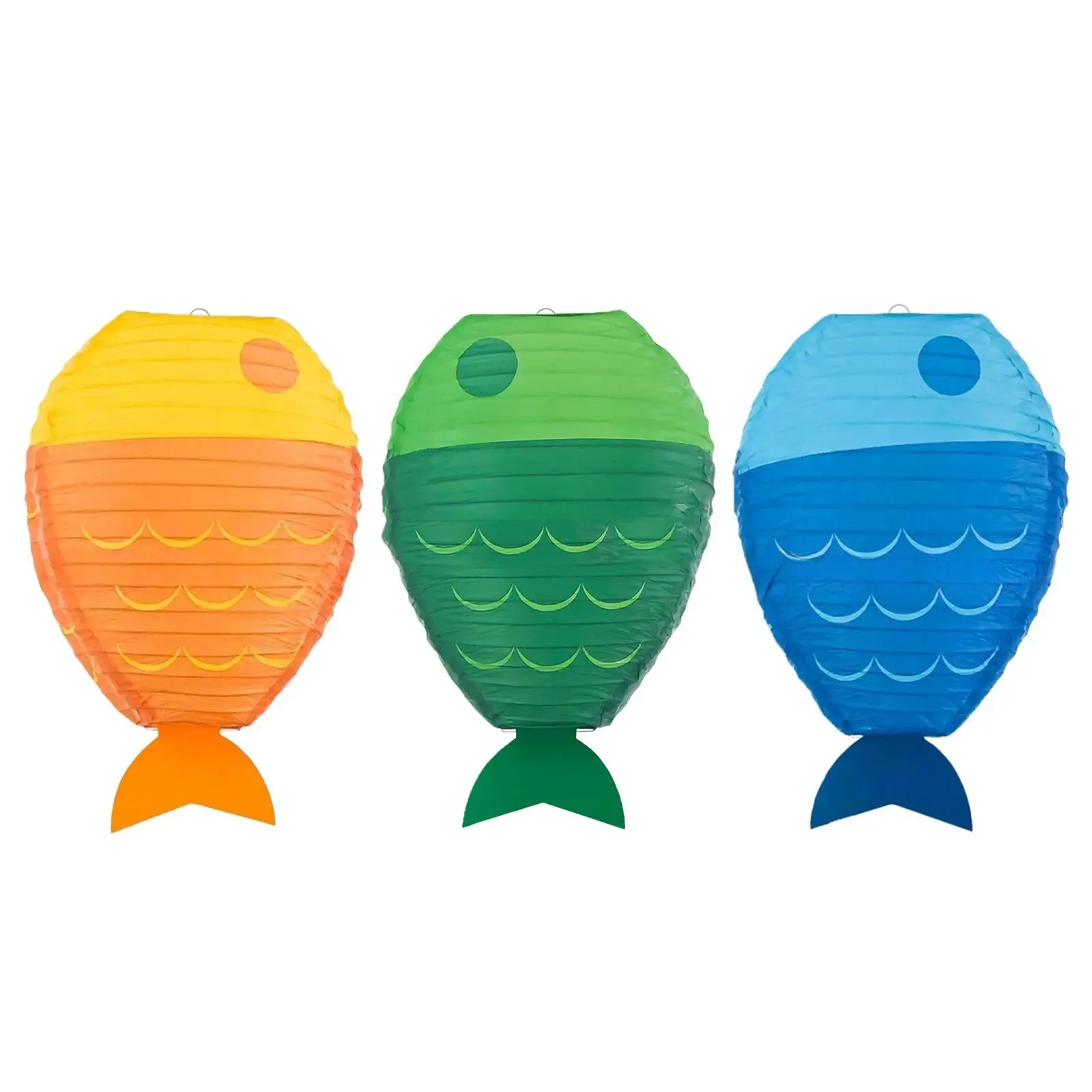 Fish Paper Lantern Cute Craft Creative Handmade Kids Room Decor Decorative for Party Kindergarten Indoor Outdoor Festival - Detail 1