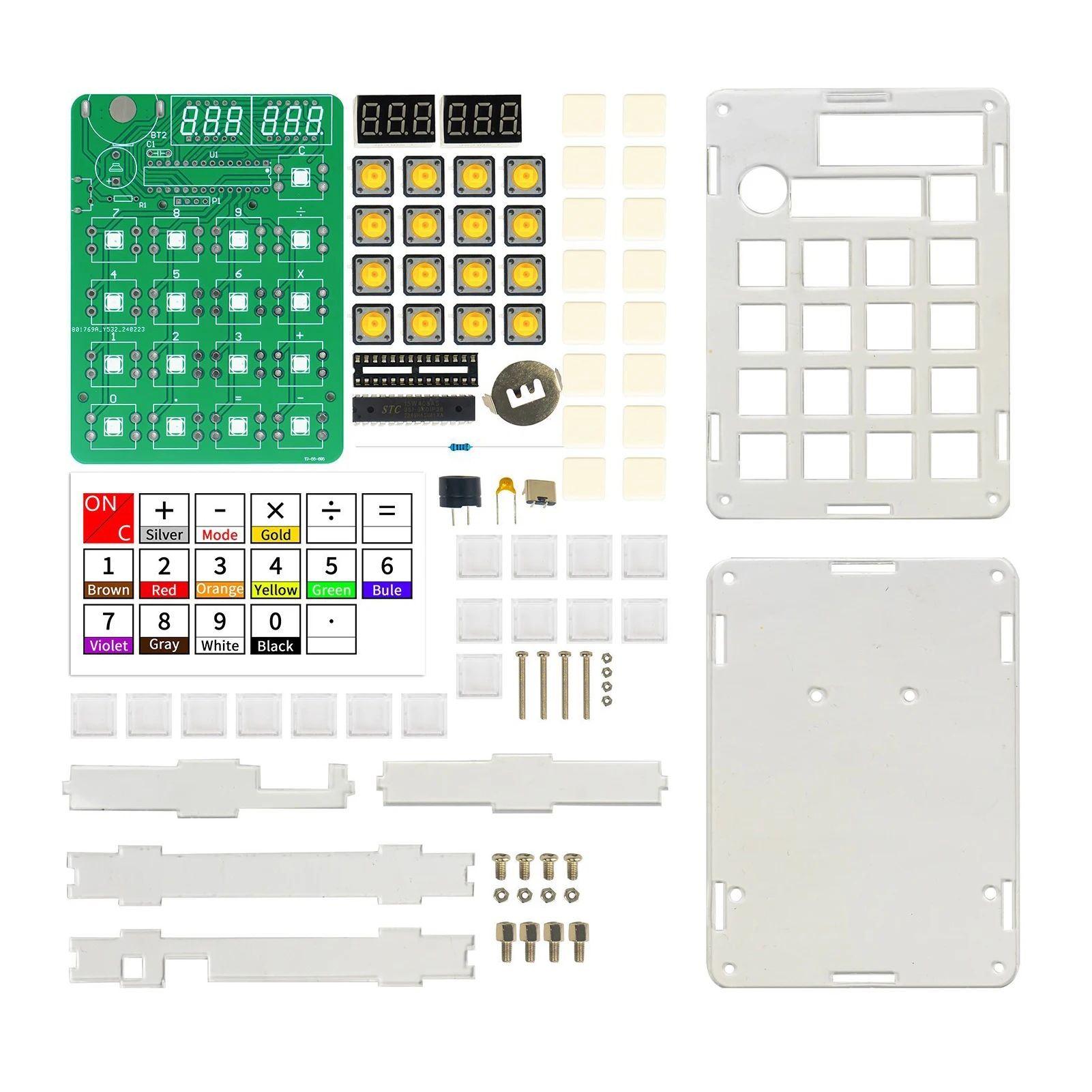 Homemade Computer controller DIY Welding Practice Parts Type-c Interface Supported Subtraction