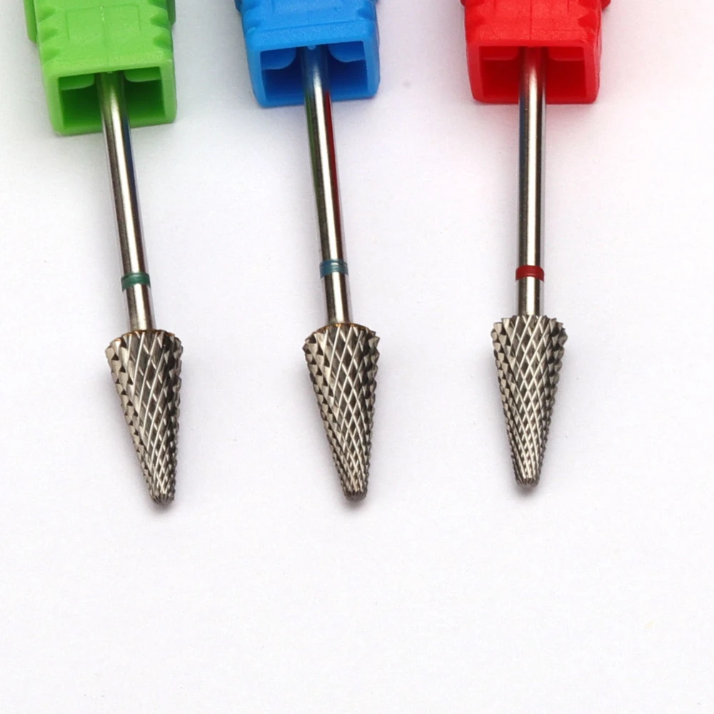 1pcs Carbide Nail Drill Bit Milling Cutter for Gel Polish & Acrylic Removal Nail Salon Manicure Pedicure Electric File Tools
