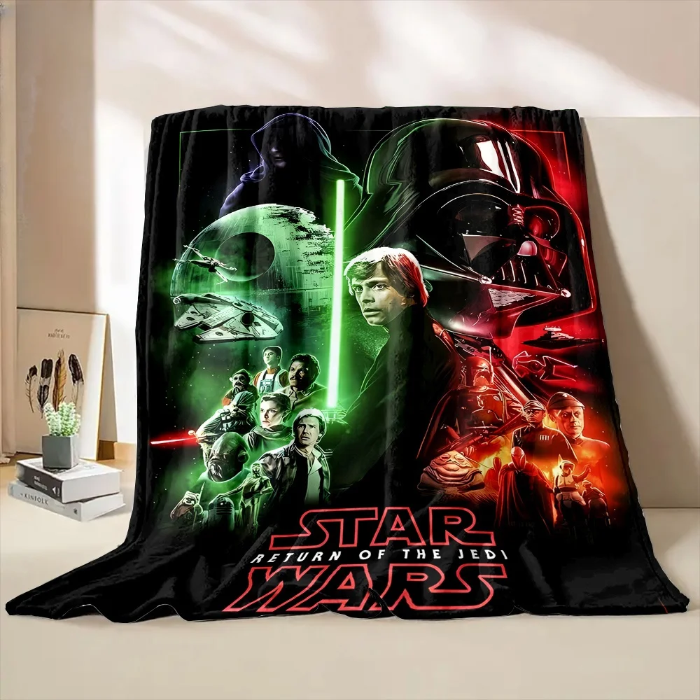 Fashion S-Star Wars Soft Blanket Sofa Bed Cover Four Season Soft Fluffy Quilt Blanket Flannel Throw Outdoor Leisure Nap Gift