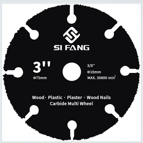 SIFANG 카바이드 톱날, 미니 커팅 디스크, 다이아몬드 그라인더, 그라인딩 휠, 금속용 블레이드, 목공, 플라스틱 절단, 75mm