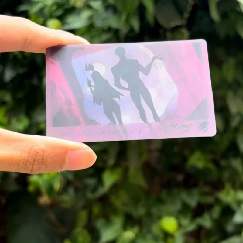 1Pieces Game Love and Deepspace Double Sided Printing Card shadow Sylus Qin Che Cards for Gift and collection