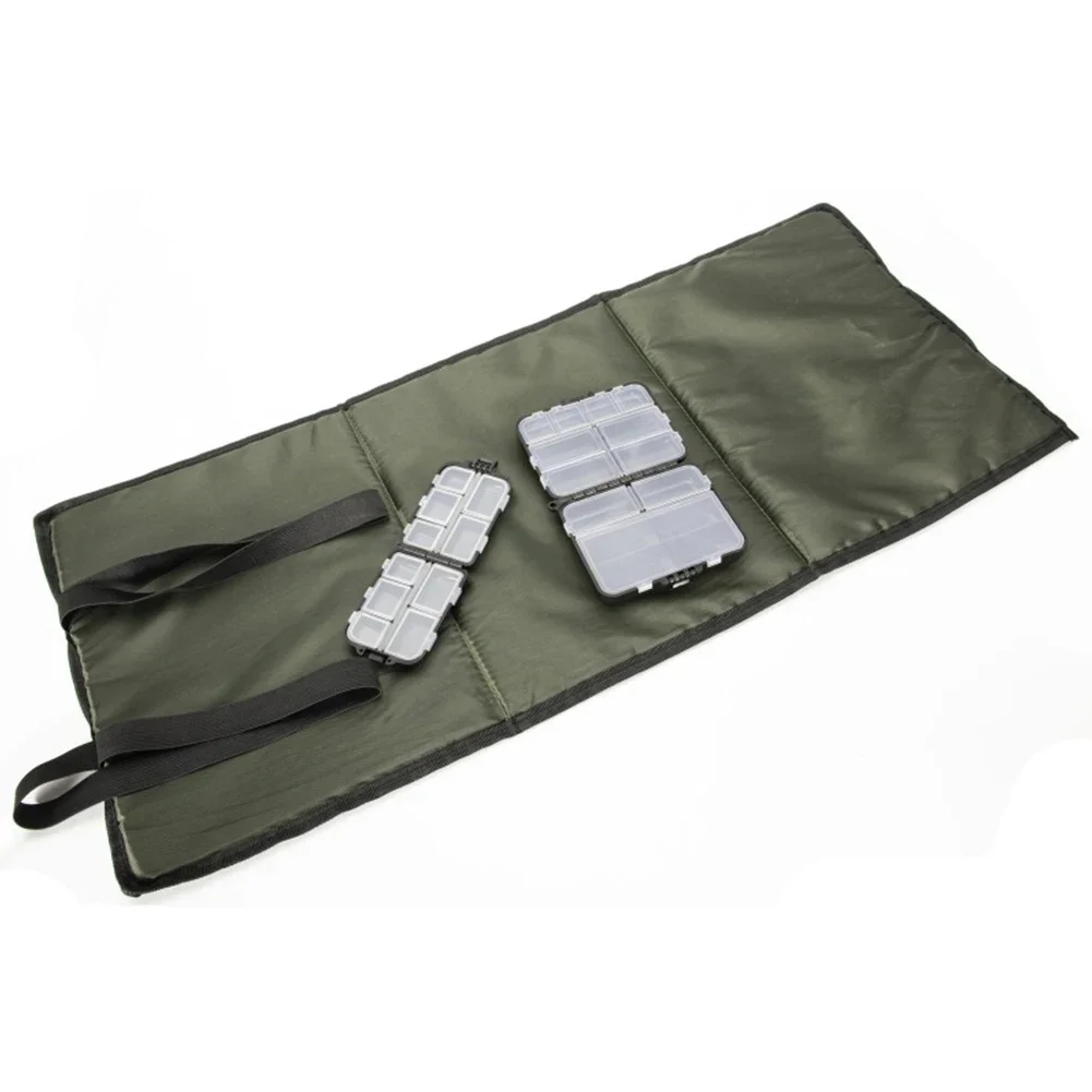 

Brand New Mat Carp Equipment Fishing Foldable Landing Mat Lure Box Tackle Tools Polyester + Pearl Cotton + ABS