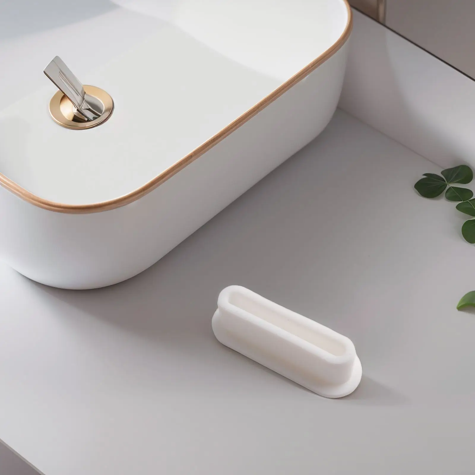 Tapa de desbordamiento de fregadero de gel de sílice, tapa de cubierta de orificio para lavabo, embellecedor de lavabo ovalado para baño, anillo ovalado reutilizable de repuesto para baño, 4 Uds.
