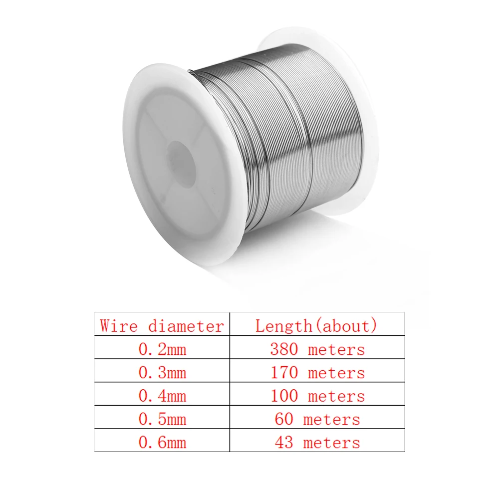 1 rotolo 0.2-0.6mm ss304 filo morbido in acciaio inossidabile facile da piegare filo singolo perline filo creazione di gioielli fai da te trovare accessori