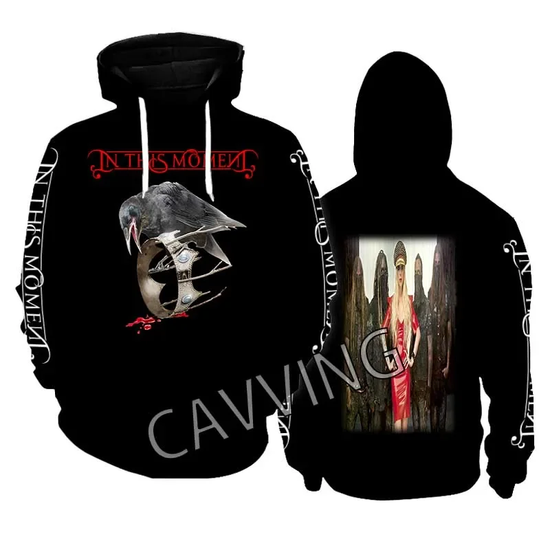 New Fashion Printed  In This Moment  Metal Rock Aesthetic Hoodies Sweatshirt Gothic Top Harajuku Cotton Unisex Clothing  BJD1