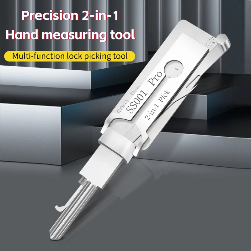 Ss001 2-in-1 Lock Picking Tool Easy to Understand Locksmith Tool