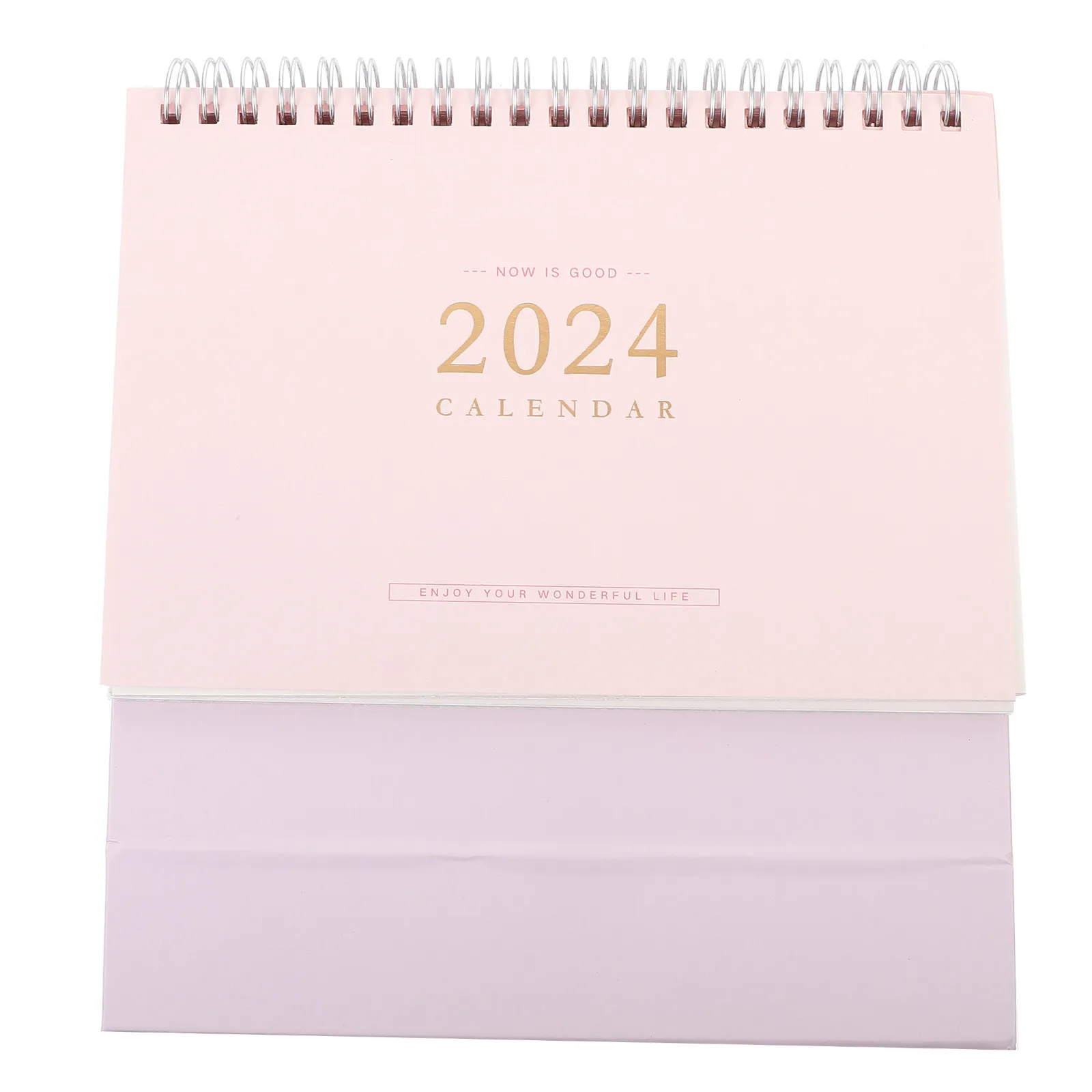 

Sturdy Paper Desk Calendar Daily Use Standing Calendar for Teachers Students Office Workers Home Accessories Decorative Table