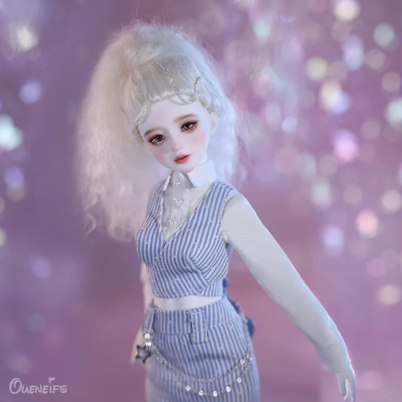 Aurola BJD Doll 1/6  Ynly Female Body New Design White shirt and striped waistcoat Resin  doll Surprise Gift