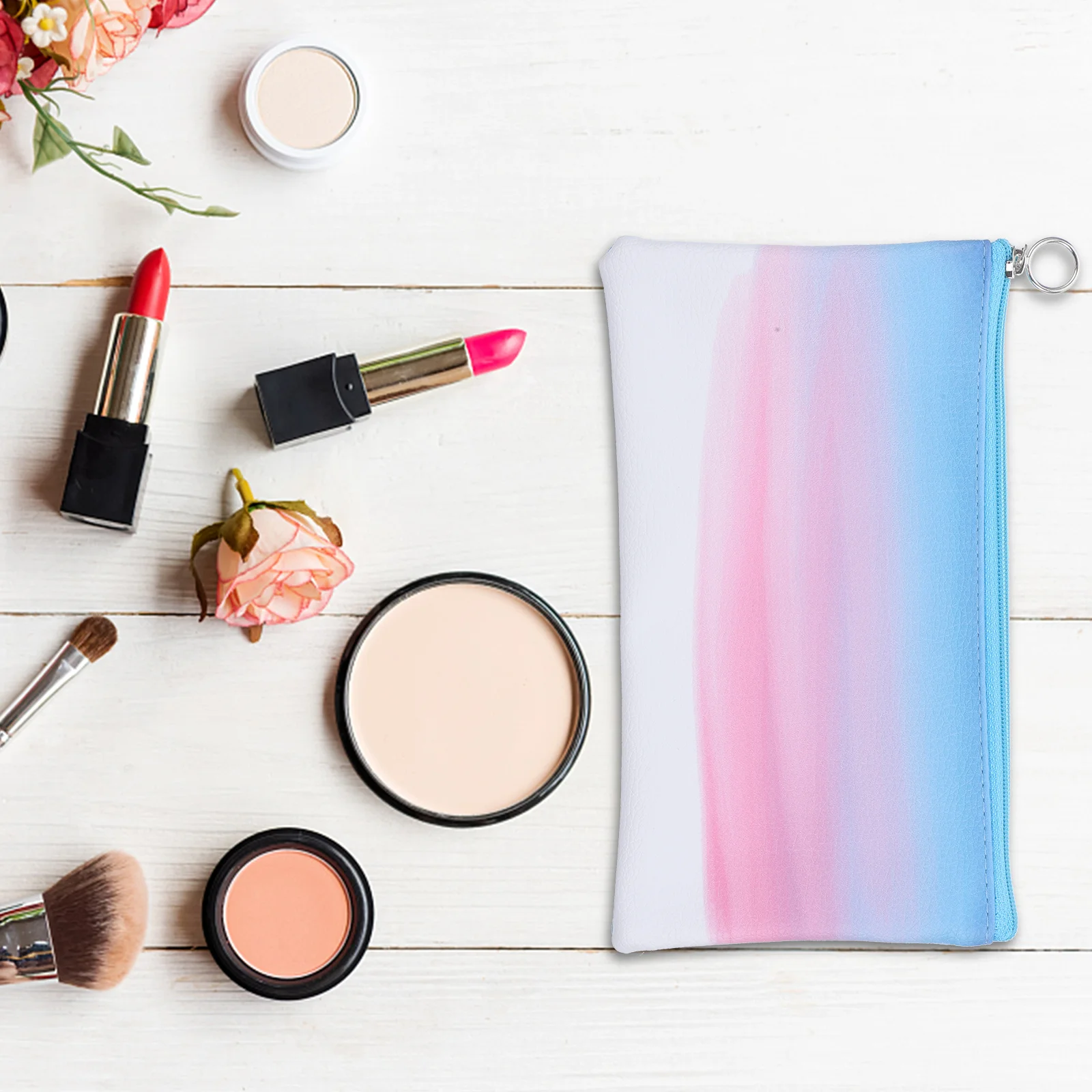 Small Multifunctional Lipstick Storage Bag Durable Portable Makeup Pouch for Purse Travel Organizer Case