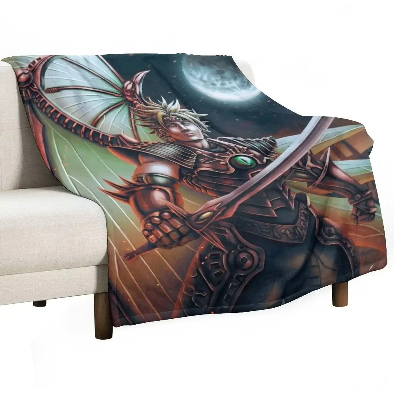 Dart Fire Dragoon Throw Blanket Shaggy Picnic Flannel Thin Blankets