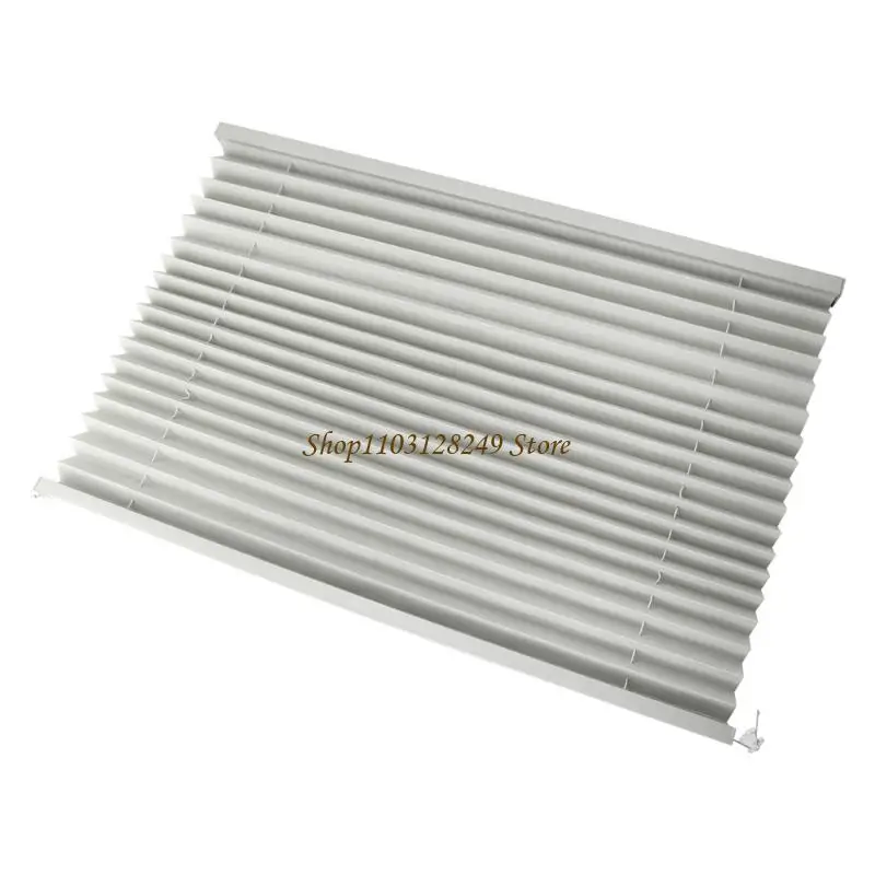 N5KD Campers Window Pleated Blind in Waterproof PVC Soft Control and Privacy Cover forTravel Trailer Motorhome Dining and