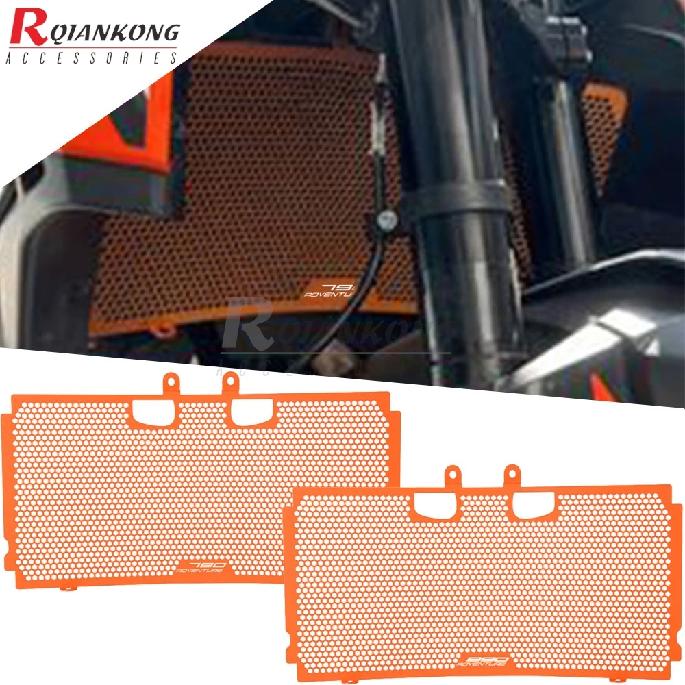 

Motorcycle For 790 Adventure /R/S/Rally 890 ADVENTURE /R/R Rally SMT 890SMT 2023 2024 2025 2026 Radiator Grille Guard Covers