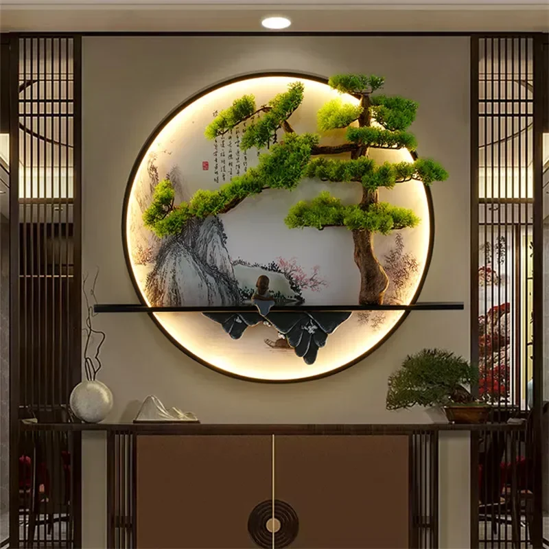 CEDRIC Modern Wall Picture Light Inside Creative Chinese Landscape Mural Sconces Lamp LED for Home Living Bedroom Study