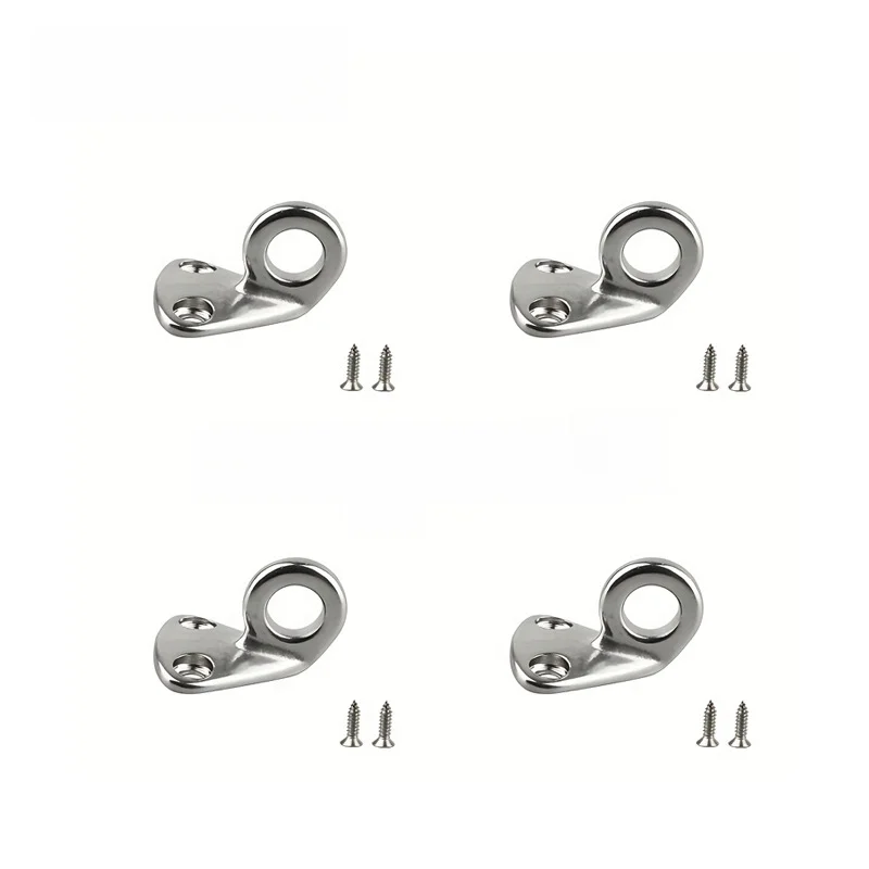 316 Stainless Steel Marine Hook for Yacht Boat RV Home Office Use Hanging Hook with Spring Clip 3.6x2.96x1.02cm
