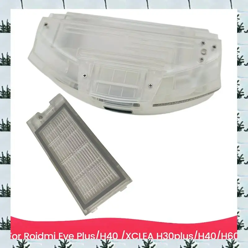 

ABLG 2PCS Dust Box And Filter Accessories For Roidmi Eve Plus H40 For XCLEA H30plus H40 H60 Vacuum Cleaner Replacement Parts