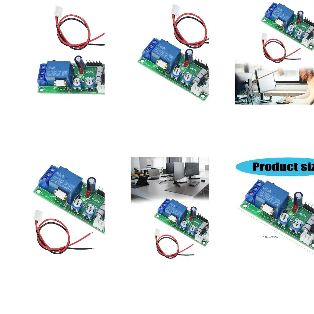 

Security System Vibration Sensors Relays with Adjustable Sensitivity and Delay