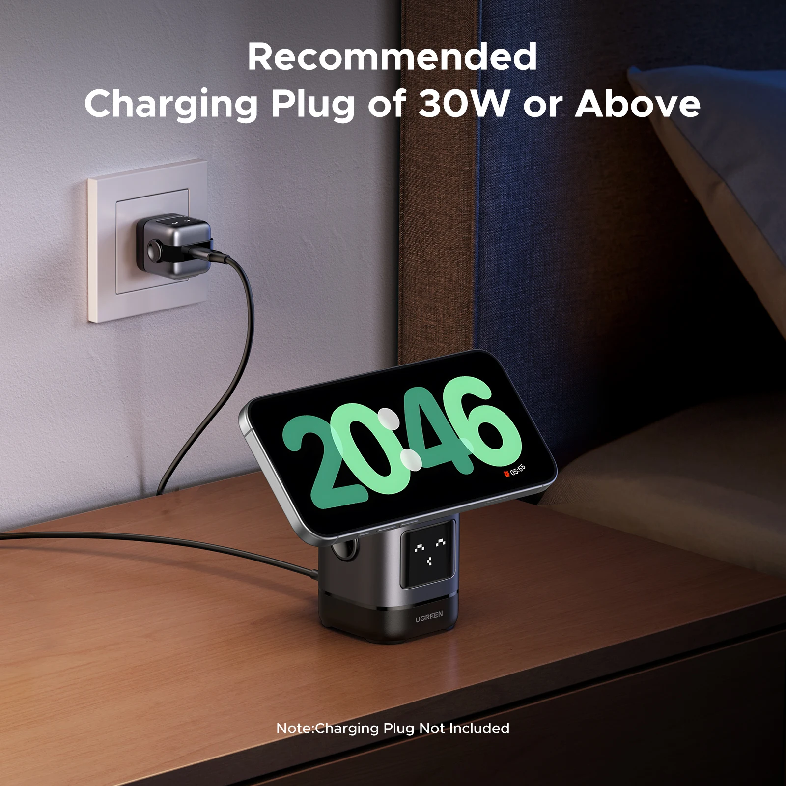 UGREEN Uno Qi2 25 واط شاحن لاسلكي مغناطيسي حامل شحن آيفون 16 برو ماكس/AirPods 4 لشاحن MagSafe السريع #5