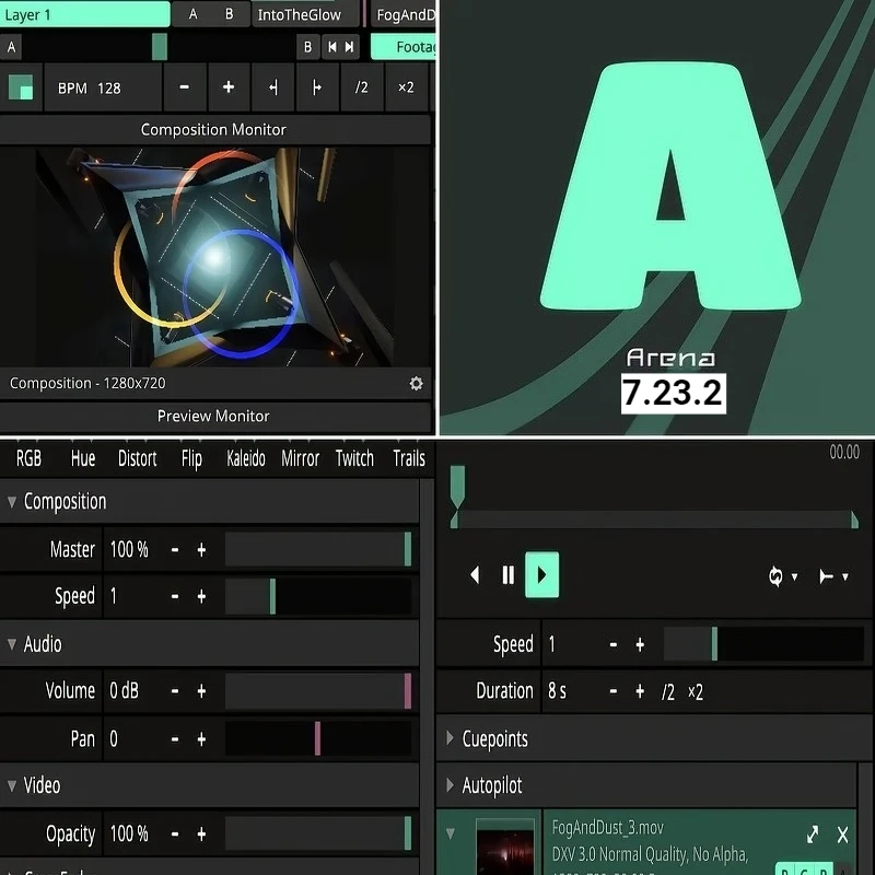 

Professional VJ Software Resolume Arena 7.23.2 DJ Lighting Software License Software Support Upgrade