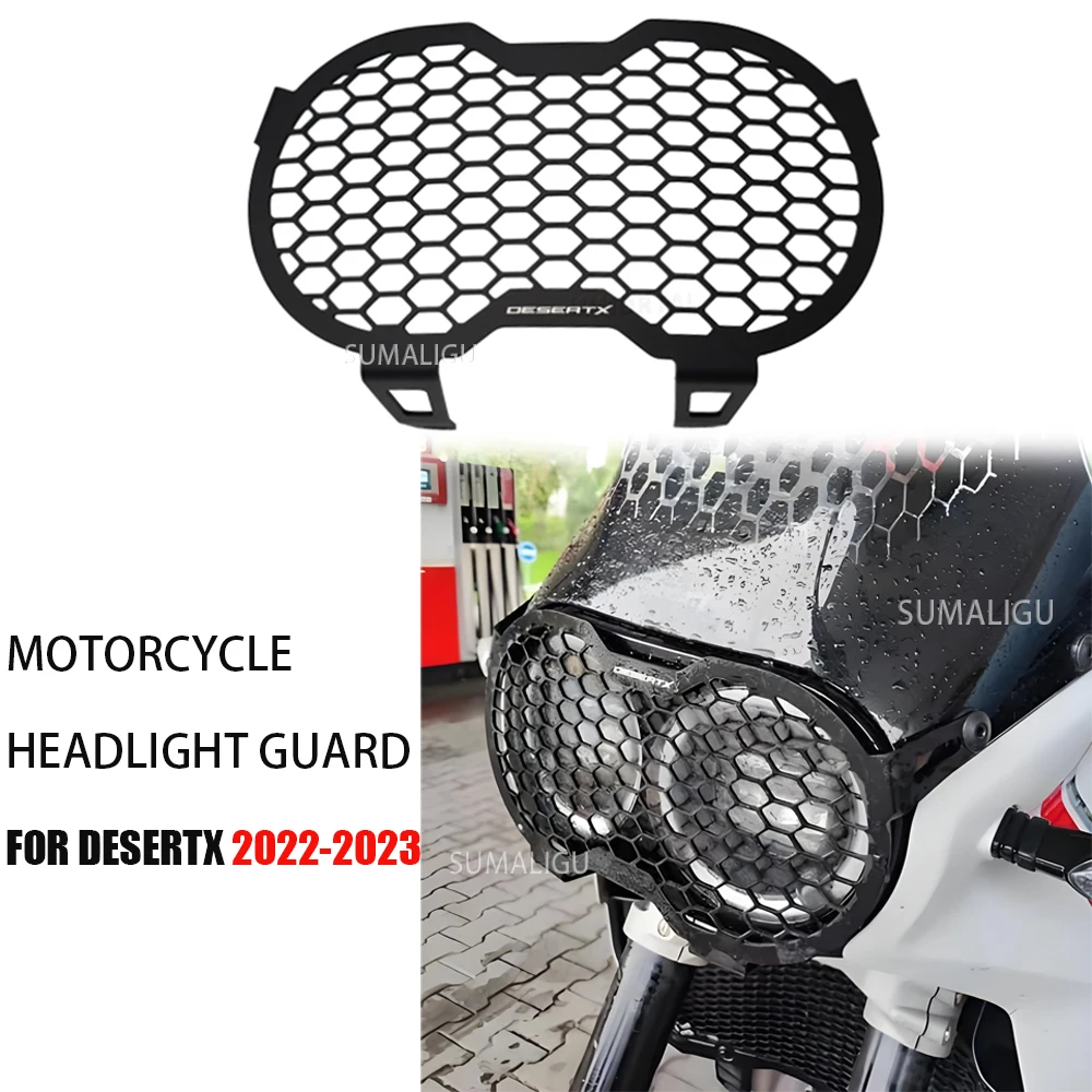 

For Ducati DesertX 2022 2023 2024 Motorcycle Accessories Front Headlight Grille Guard Protector Head Light Cover