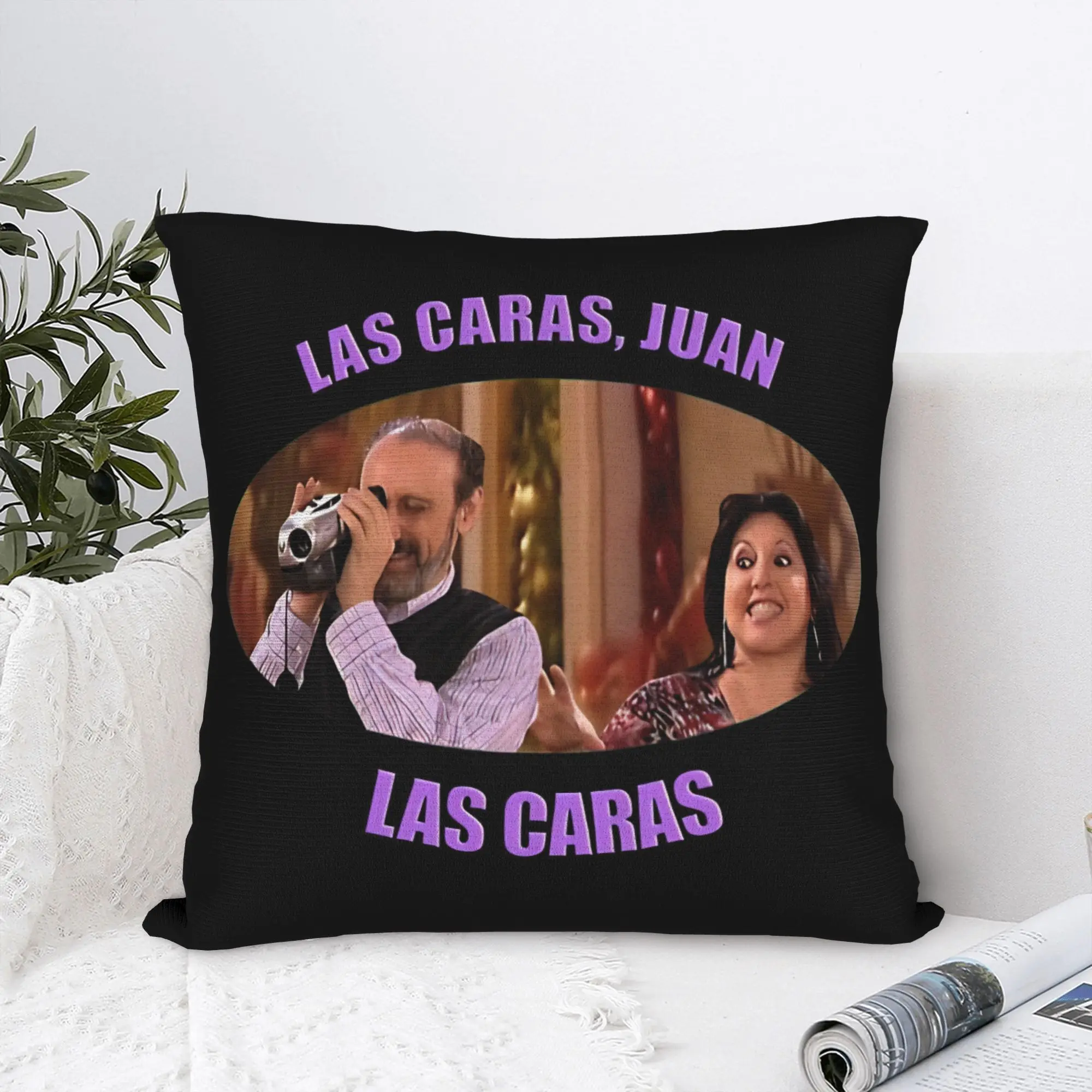 Aquí No Hay Quien Viva Pillow Case  Square Pillow Cover For Living Room Chair Funny Cushion Cover