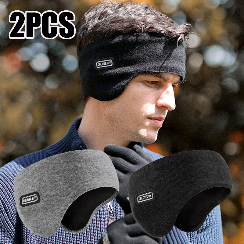 

Утепленные мягкие плюшевые зимние наушники для мужчин: модные уличные ушные муфты для защиты от холодного ветра