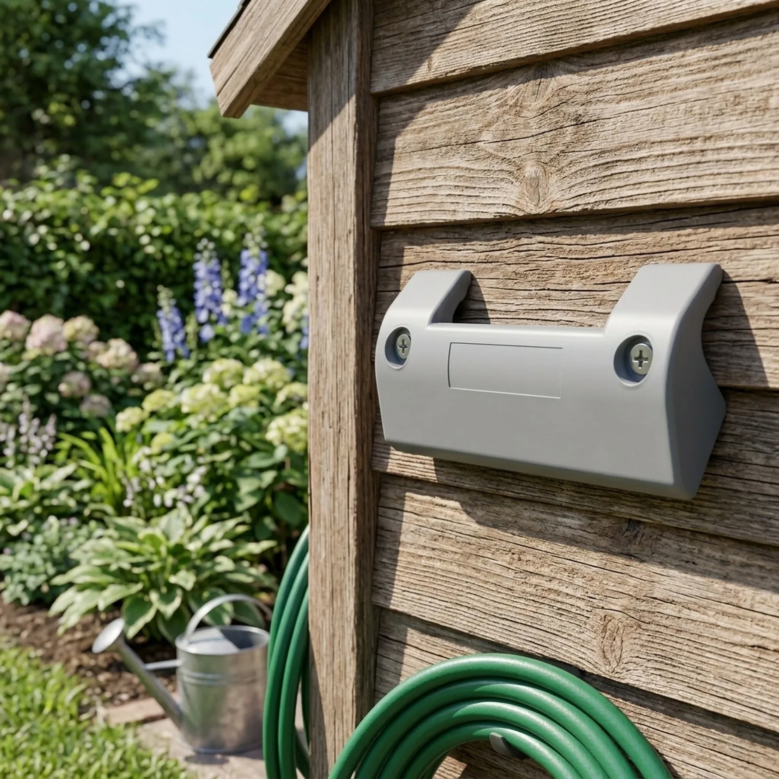 High Quality Brand New Garden Holder Garden Storage Gray PVC Holder Tidy Pipe Wall Mounted Water Pipe High Quality