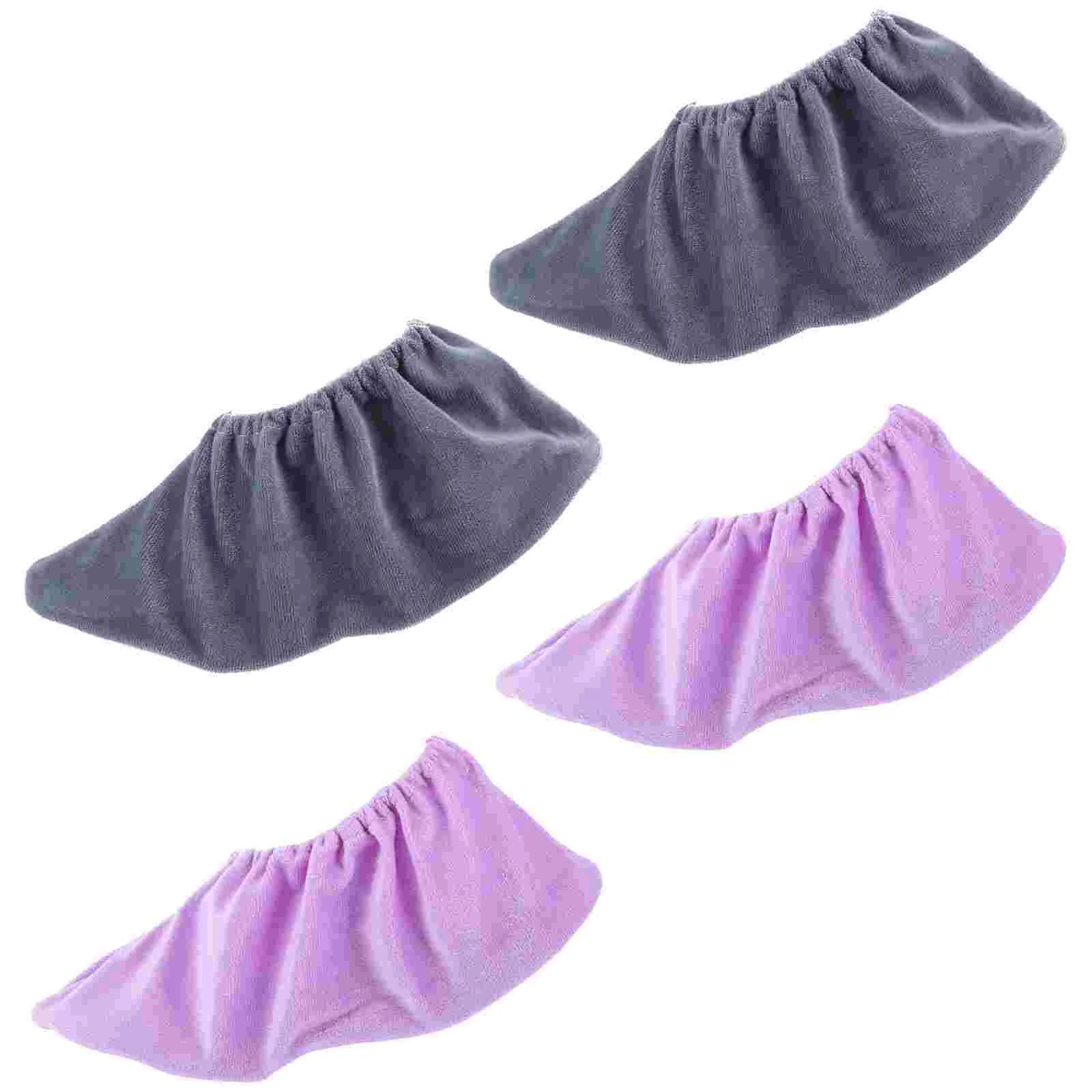 2 Pairs Waterproof Shoe Covers Fleece Bowling Sports Protectors Shoes Equipment Child