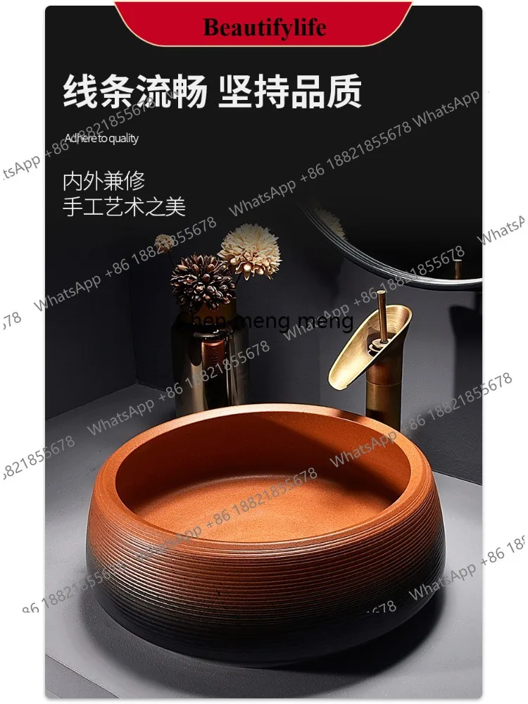 A17  On-stage Wash basin Ceramic washbasin Household toilet Bathroom Wash basin Single Wash basin Sink