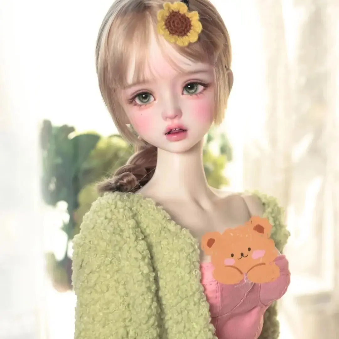 

New BJD Doll 1/4 Mengmeng Cut Girl High Quality Figure Joint New Toys Artificially Dolls In Stock Makeup toys Free shipping