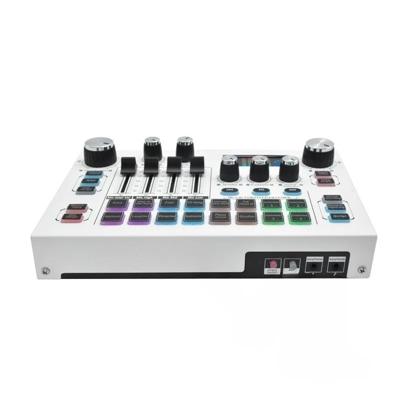 custom sound effects Cross-border English version Sound card 48V Sound card All mobile phone computer live broadcast X7