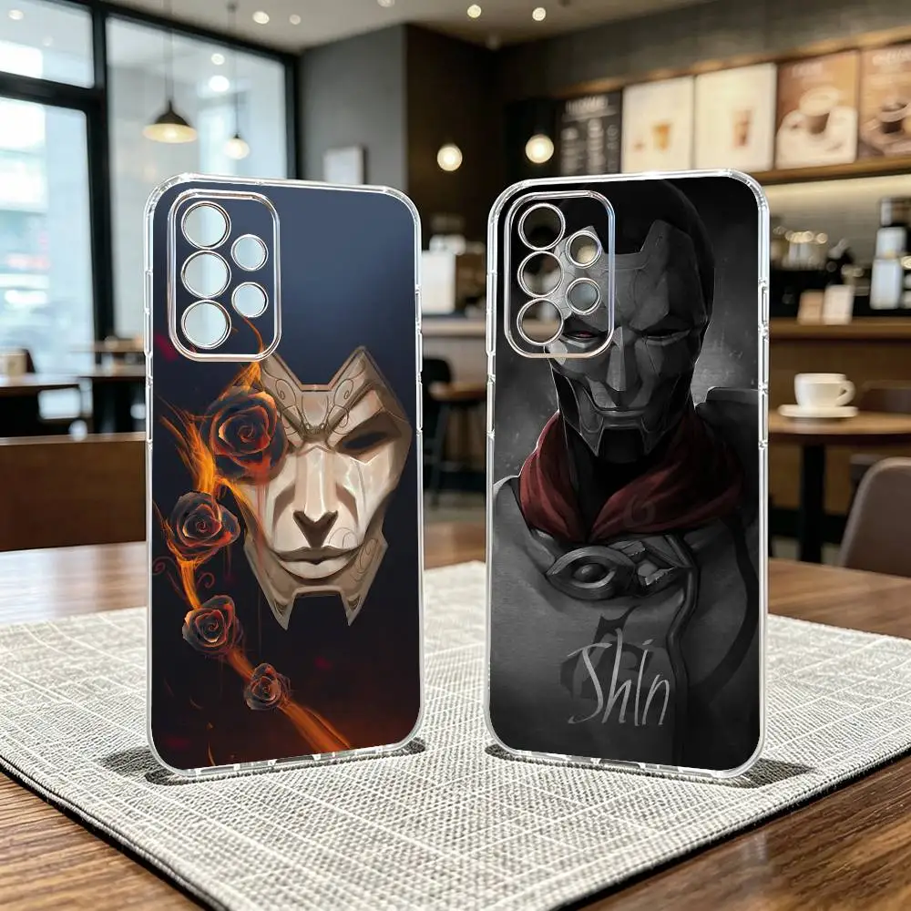 Hot L-LOL J-Jhin Games Phone Case For Samsung S25,S24,S21,S22,S23,S30,Ultra,S20,Plus,Fe Transparent Cover