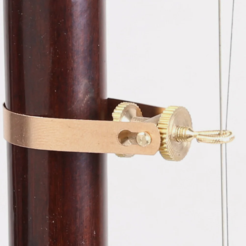 

3Pcs Durable Metal Erhu Fine Tuners Stable Sound Quality Accessories for Precise String Adjustments and Versatile Use