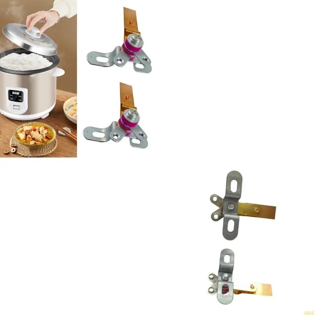 A0NC Pack of 2 High Efficiency Thermostat Suitable for Multiple Models of Rice and Pressure Cookers for Quick Installation