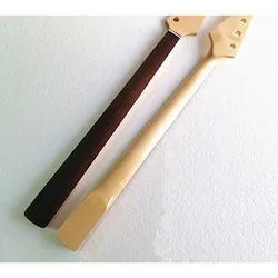 20 Frets Electric Bass Guitar Neck Glossy Paint Fretless Fingerboard No Have Frets Musical Instrument Accessories